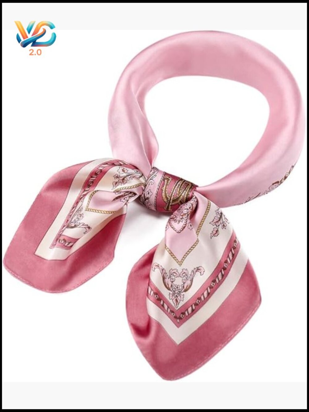 Silk Like Hair Scarf for Women Head Wrap Ribbon Handbag Neck Satin Scarves Pack